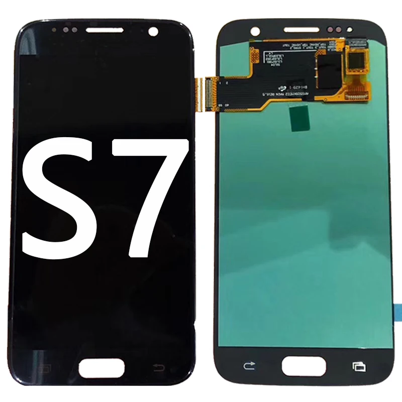 ЖК дисплей SUPER AMOLED для Samsung Galaxy S7 с рамкой сенсорный экран дигитайзер G930F G930A G930V