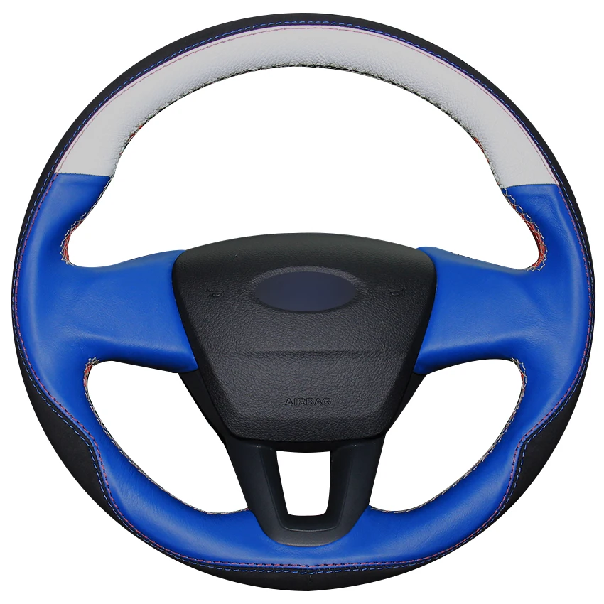 Белая натуральная кожа синяя черная замша для Ford Focus 3 2015-2018 | Автомобили и