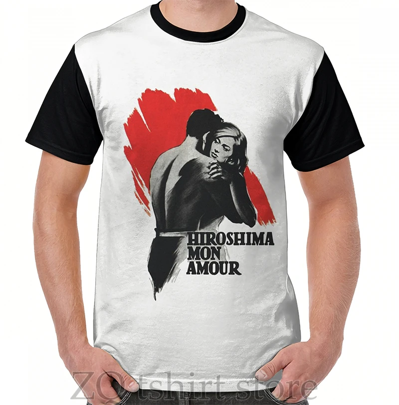 Футболка с рисунком Хиросимы Мон-амур мужские топы футболка футболки забавным