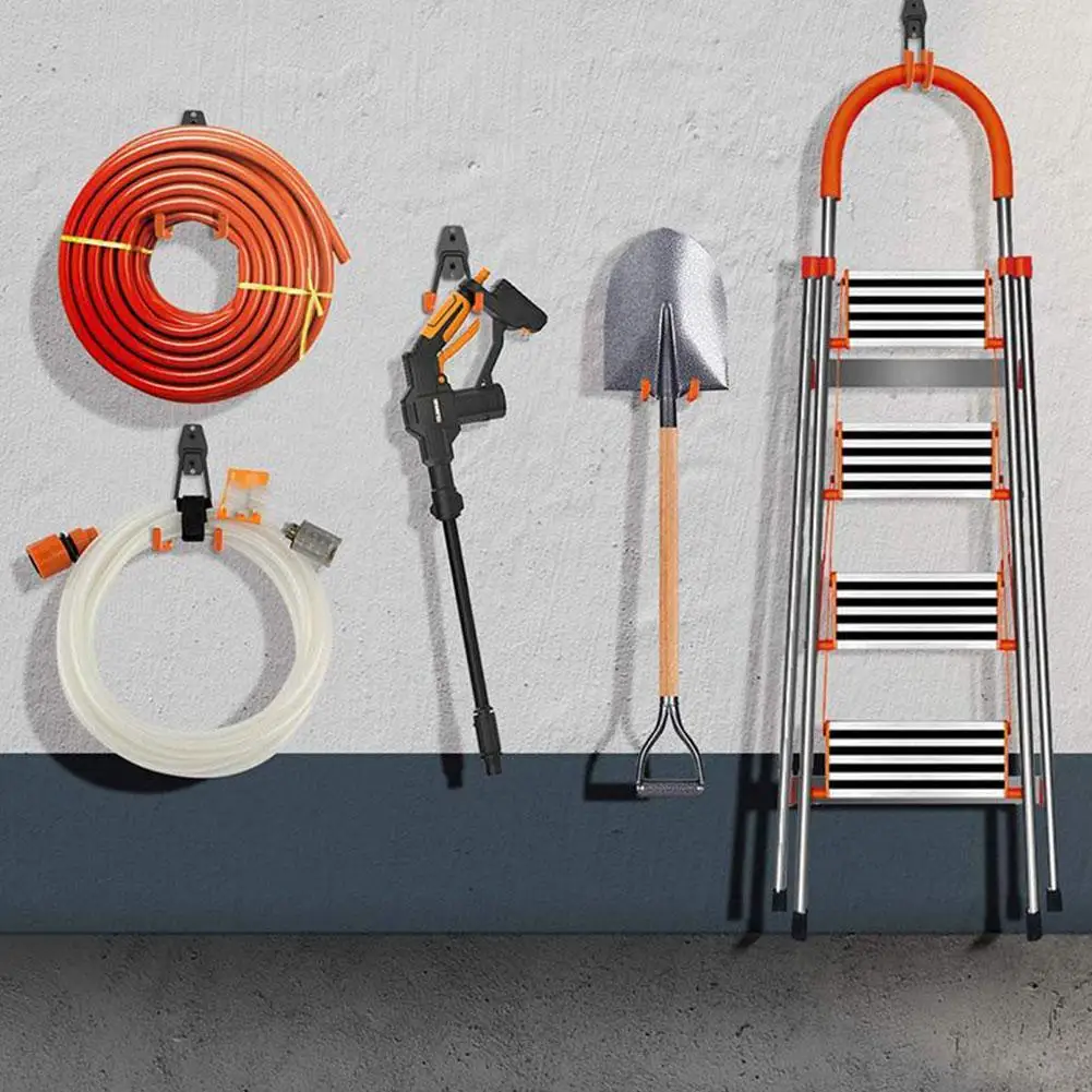 5 крючков настенный стеллаж для хранения оранжевый складской крюк и винтовой