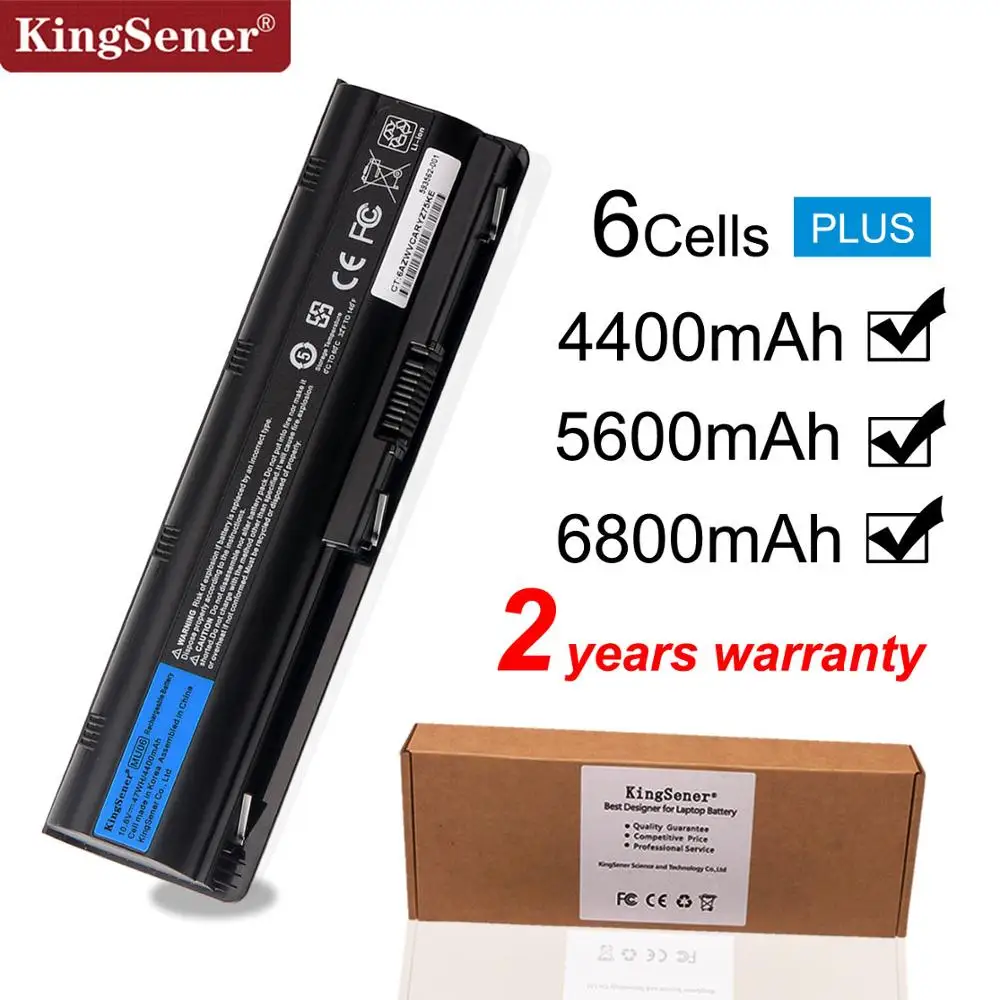 Аккумулятор KingSener MU06 для HP 430 431 435 630 631 635 636 650 655 CQ32 CQ62 G32 G42 G72 G56 G62 G7 DM4 593553 001|battery for