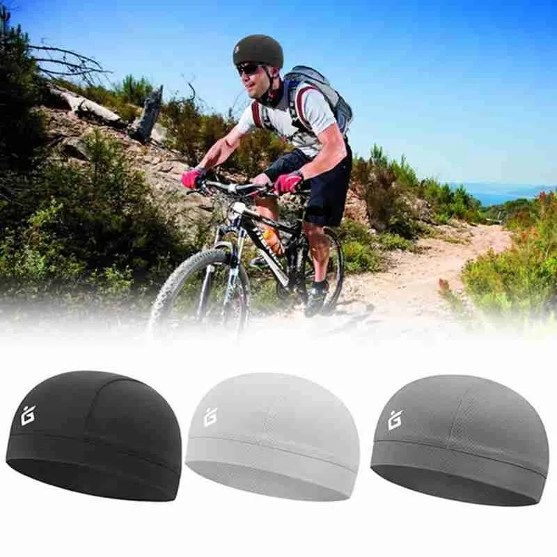 Быстросохнущая дышащая внутренняя шапка унисекс шлем летняя Солнцезащитная