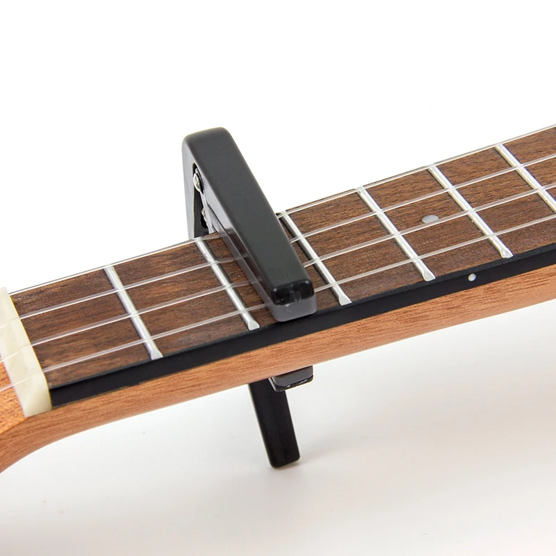 Kmise Гавайские гитары укулеле Capo Ukelele Capodaster Зажим Ключ Uke триггер w/5 медиаторы гитары Запчасти и аксессуары