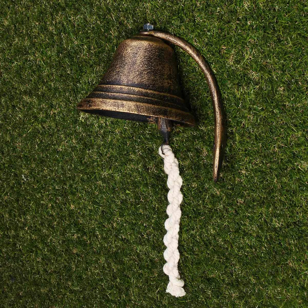 12 см винтажный металлический чугунный дверной звонок в скандинавском стиле