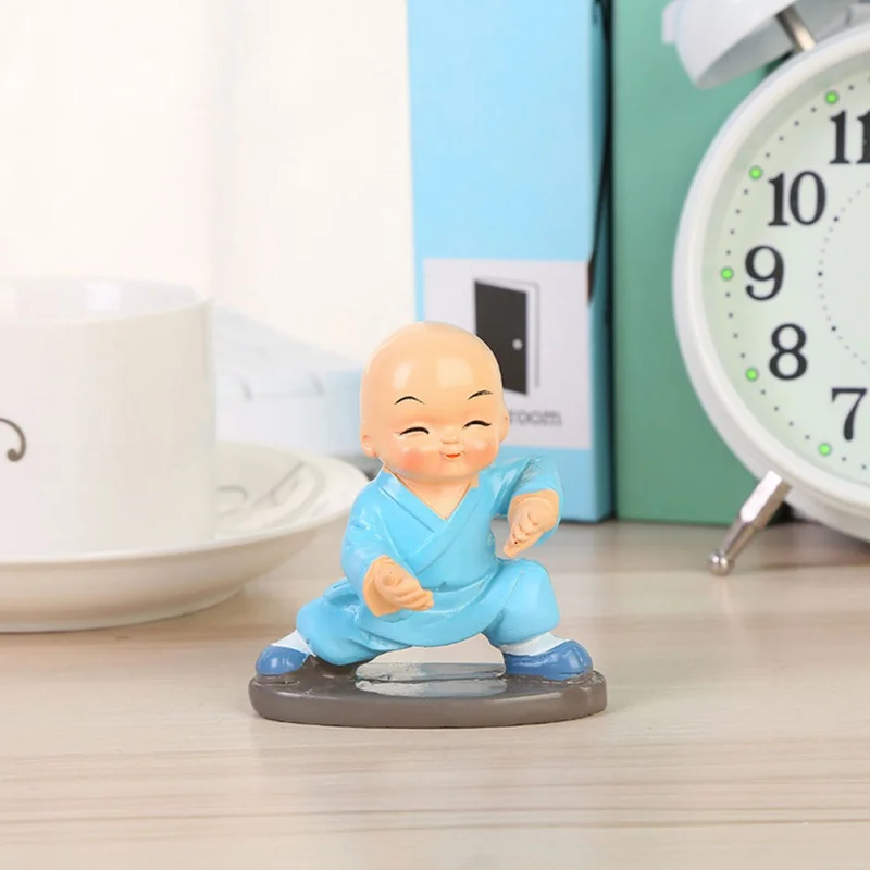 4 шт./компл. милый маленький подарок Маленькая статуэтки монахов кукольный