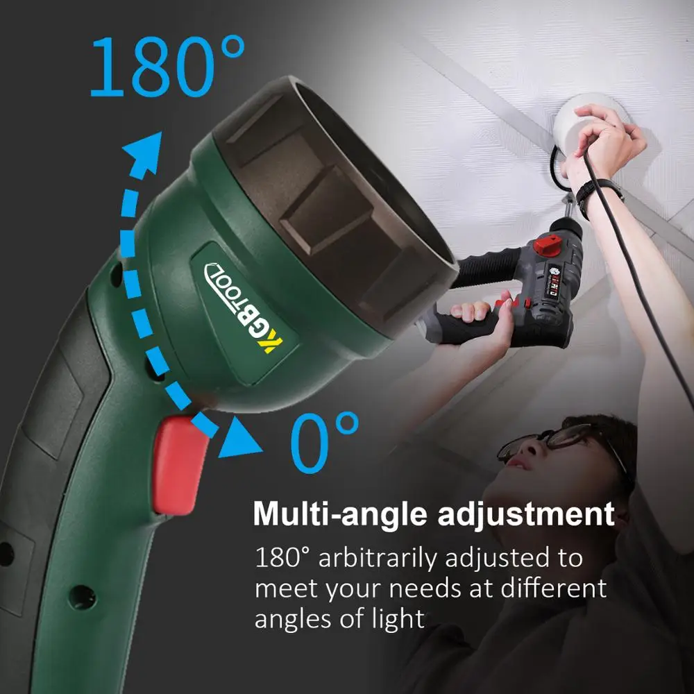 KGB инструмент рабочий светильник светодиодный перезаряжаемый флэш лампа