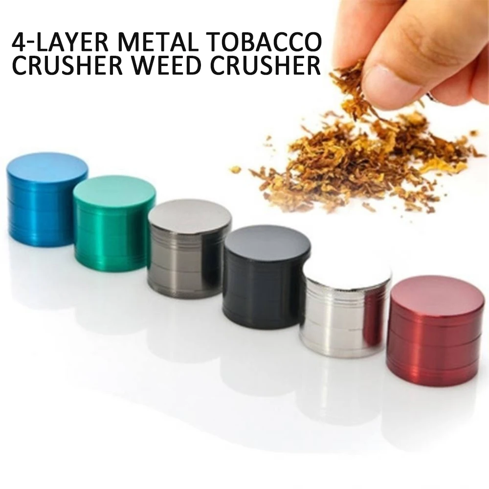 4 Слои сплав травяной травы измельчитель табака дым измельчители мини табачная