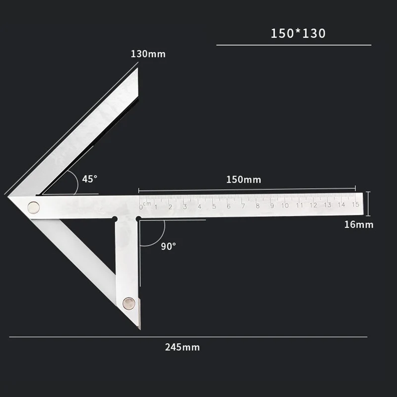 

1 шт. Высокая точность Центр датчик угла центр марки калибра центр маркировки линейка