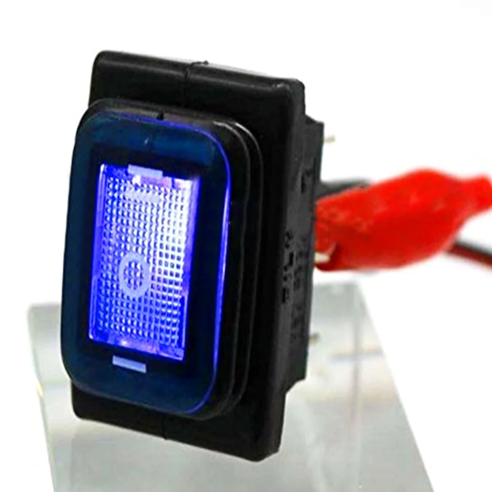 

Parts Accessories Automobiles Waterproof Car With LED Light Plastic 6 Pins On Off Rocker Switch Boat 3 Position Toggle