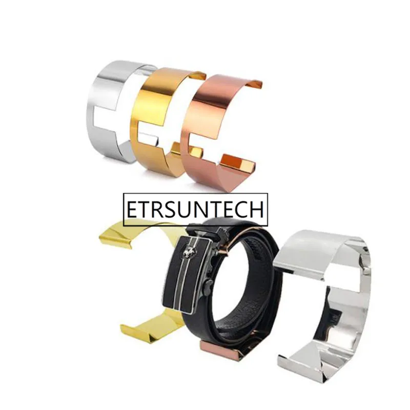 

10pcs Stainless Steel G-shap Belt Presentation Display Rack Waistband Display Holder Belt Display Props Rack