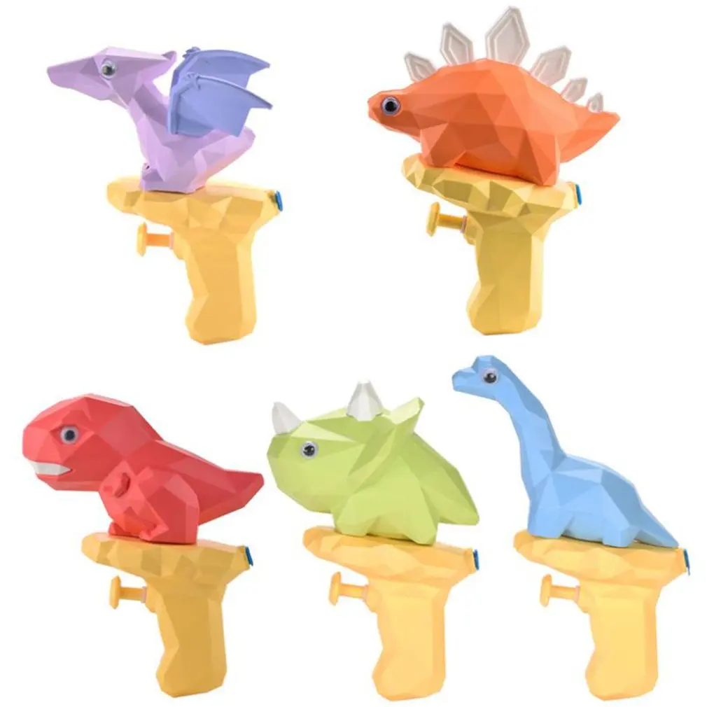 

5pcs Animal Dinosaur Water Gun Summer Toy Water Spray Gun Toys Cute Cartoon Mini Press Water Pistols For Kids Adults Pool Toy
