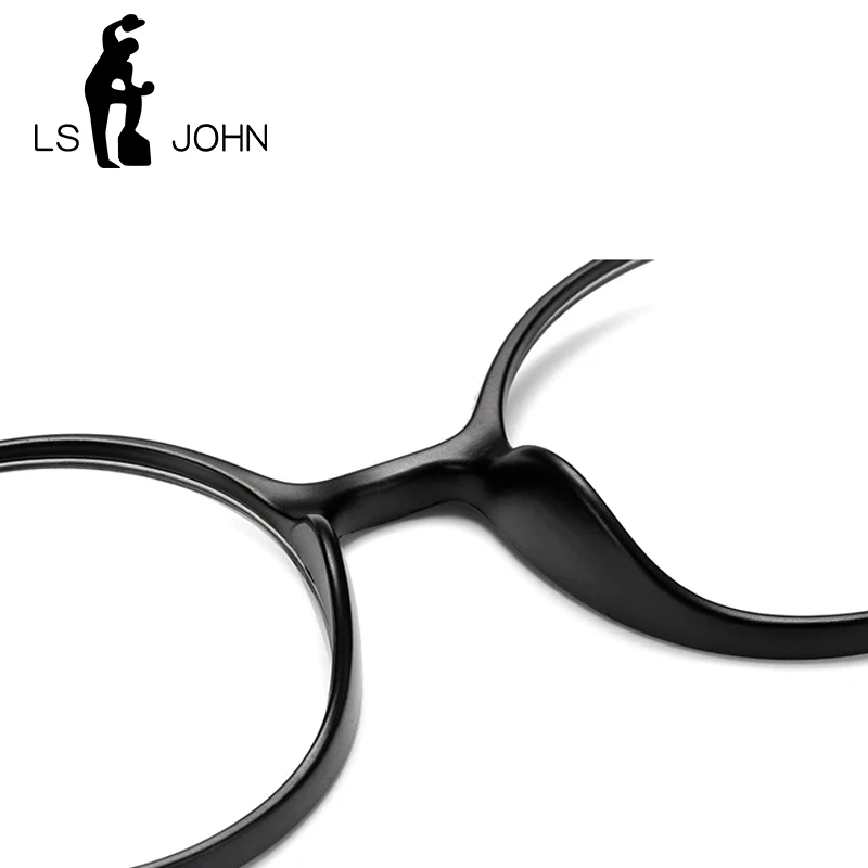 Мужские и женские очки для чтения LS JOHN Ультрамодный ретро светильник TR90
