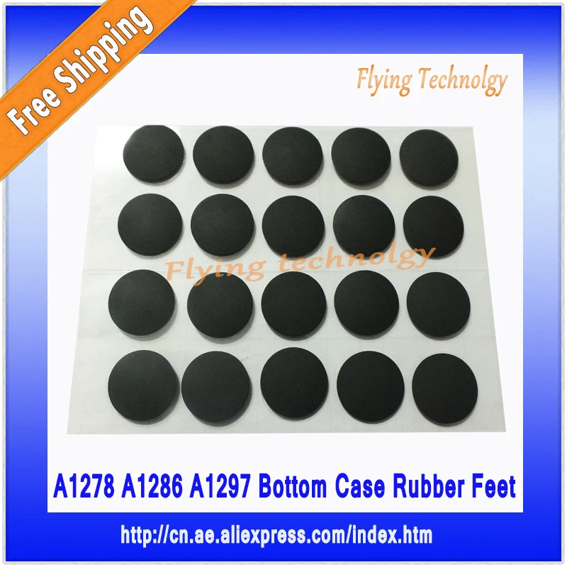 50 компл./лот Новый чехол для задней части корпуса резиновые ноги Macbook Pro Unibody A1278 A1286
