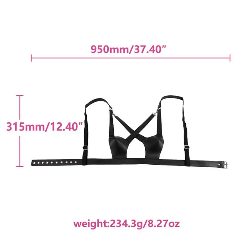 CPDD Женская Сексуальная клетка из искусственной кожи бюстгальтер Фетиш Нижнее