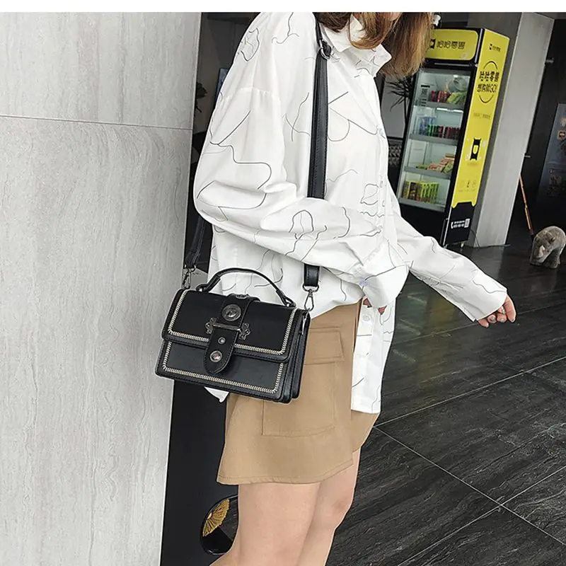 Элегантная женская повседневная сумка-тоут 2022, модная Новая высококачественная женская дизайнерская сумка из искусственной кожи, сумка-мессенджер на плечо KL1020