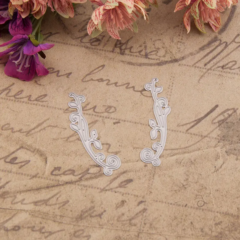 

Metal Cutting Dies for DIY Scrapbooking Flowering branch Dies Stencils Crafts Making Photo Album Card Template Handmade Decor