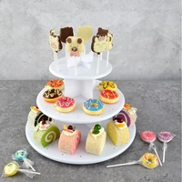 lollipop cake stand wedding decoration table donut wall 3 tiers lolly display stand holder baby shower birthday party decoration