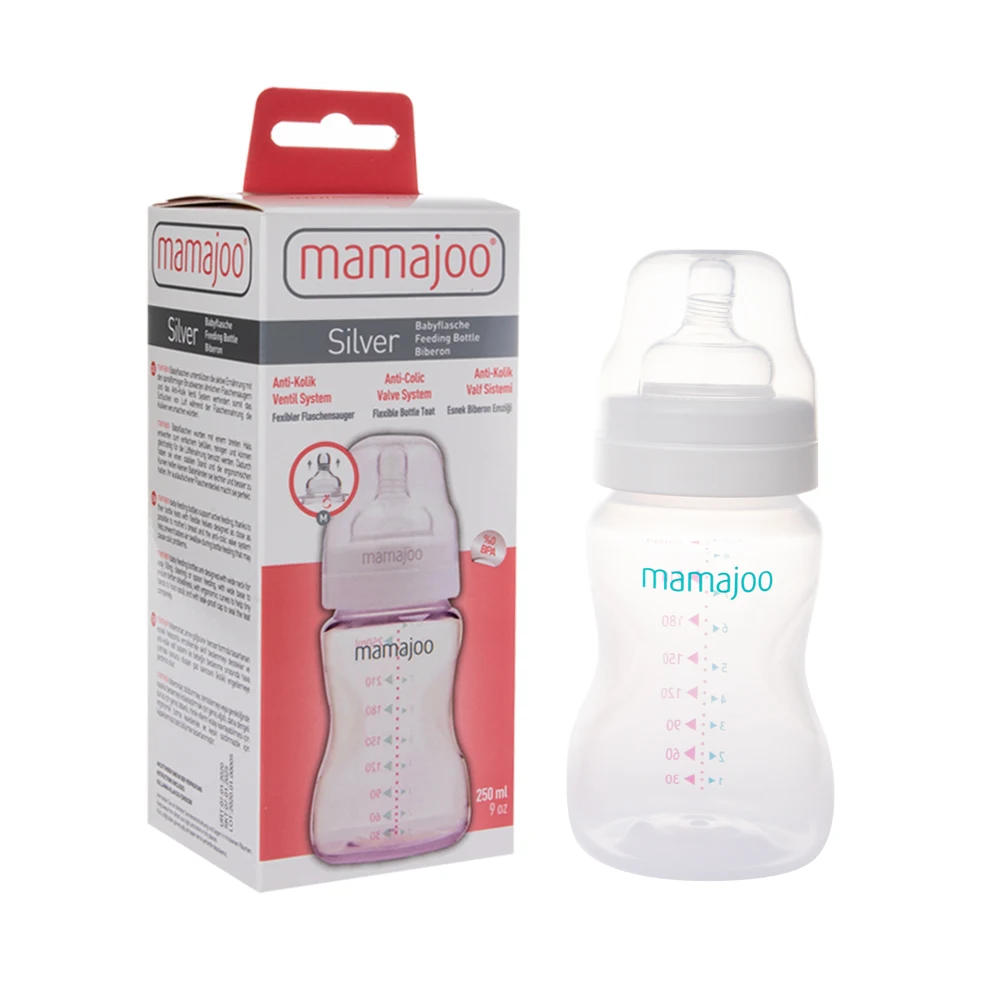 

Mamajoo Silver Feeding Bottle 250 ml