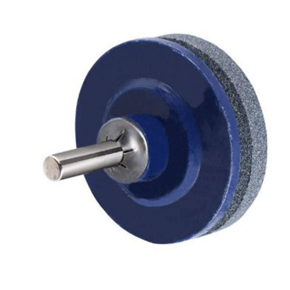 Mower sharpener shaft mounted lawn mower knife sharpening abrasive wheel drill too | Дом и сад