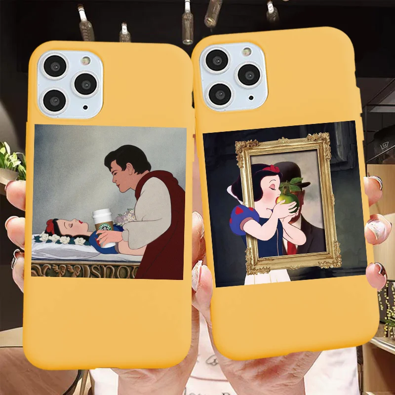Чехол для iPhone 11 Pro Max X XR XS MAX 7 8 Plus 6 6S желтый матовый мягкий чехол из ТПУ телефона |