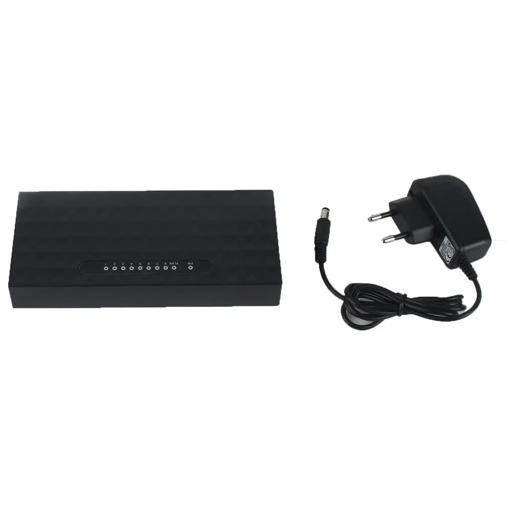 

Сетевой коммутатор с 8 портами, 10/100 Мбит/с, Micro USB