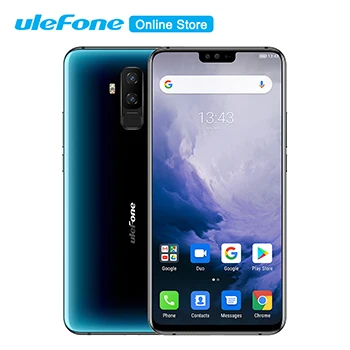 Ulefone T2 6,7 ''FHD+ Helio P70 6 ГБ 128 ГБ смартфон двойной 4G отпечаток пальца Лицо ID NFC Android 9,0 мобильный телефон 4200 мАч