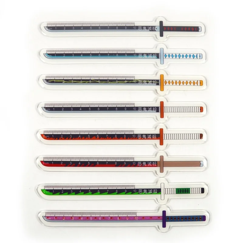 

Knife of The Blade of Ghosts Ghosts Epoxy Ruler Keychain Acrylic Animation Peripheral Pendant Stationery Custom