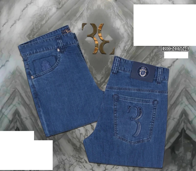 

BILLIONAIRE Jeans thin men 2021 spring summer new style Cotton Casual high quality big size jeans