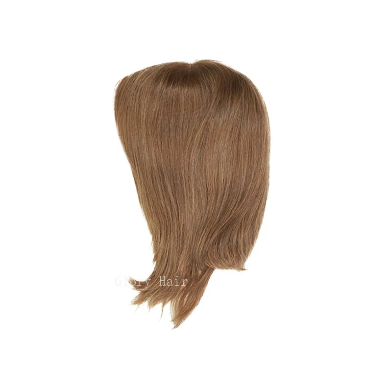

GLORYHAIR - MW18E 9 Inches European Virgin Hair Mono Top Wig 1/2" French Lace in Front Women Wig