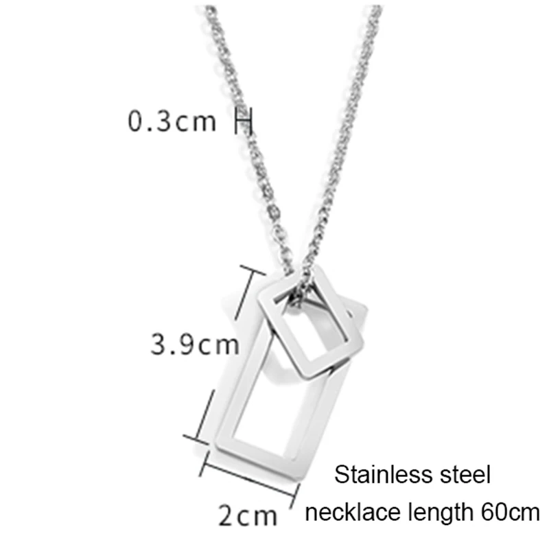 Ожерелье цепь геометрическое ожерелье из нержавеющей стали мужское древнее