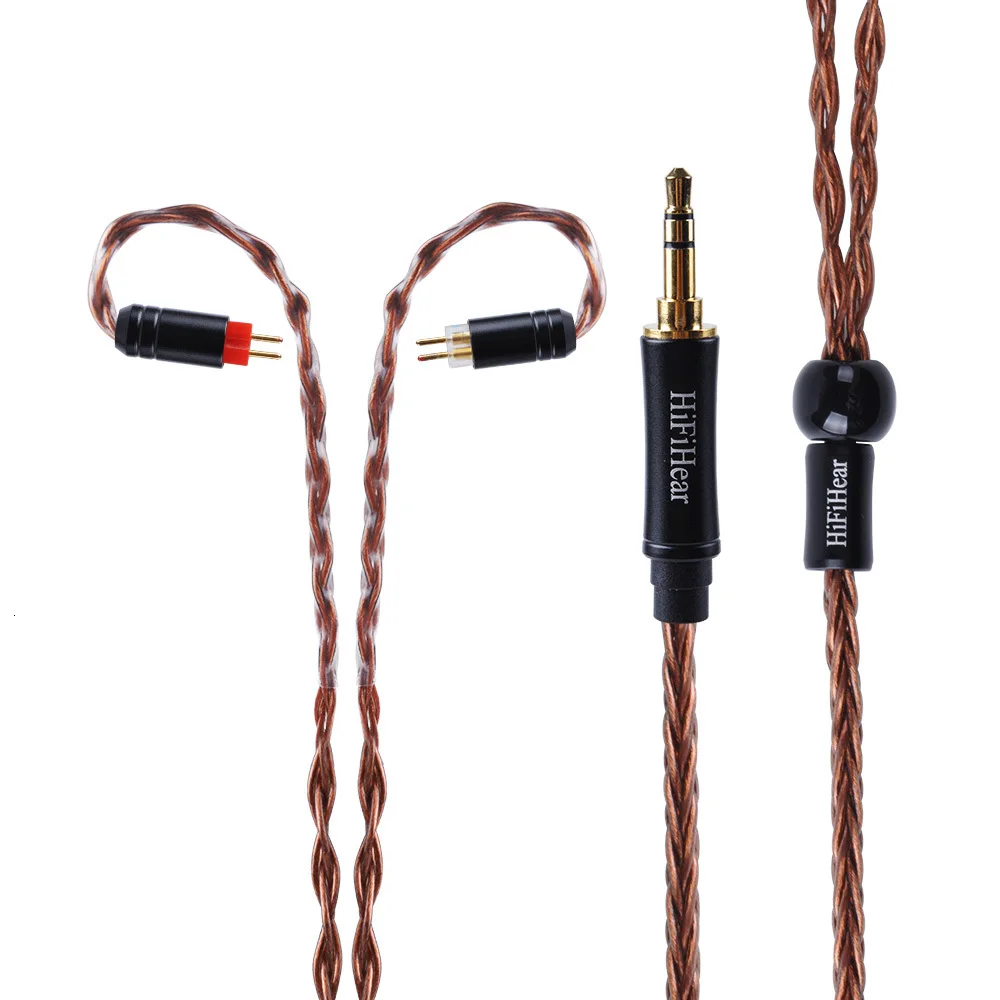 AK HiFiHear 8 Core посеребренный Модернизированный кабель 2,5/3,5 мм сбалансированный кабель с MMCX/2pin разъем для ZS10 Pro TRN X6