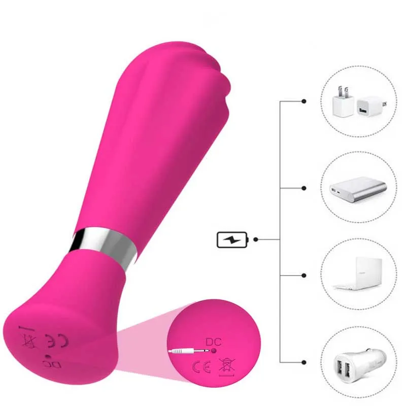 Силиконовый G Spot Стимулятор клитора Секс вибратор AV в виде волшебной палочки 10