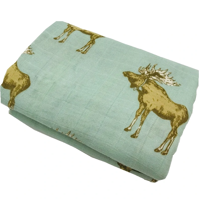 Бамбуковые муслиновые пеленальные Обёрточная бумага Одеяло аксессуары для