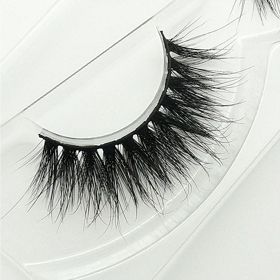 Норковые ресницы накладные толстая полоса 3D норковые 100% без жестокости для