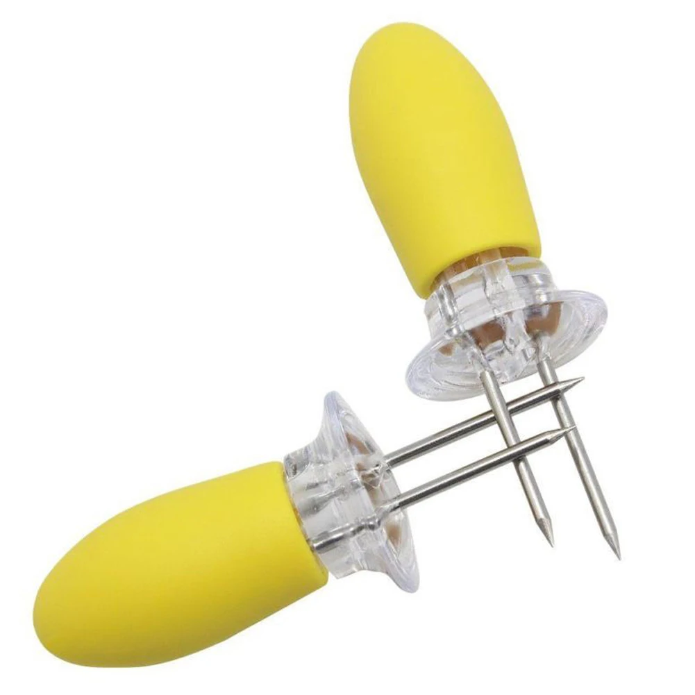 Принадлежности для барбекю из нержавеющей стали держатели кукурузы шампуры