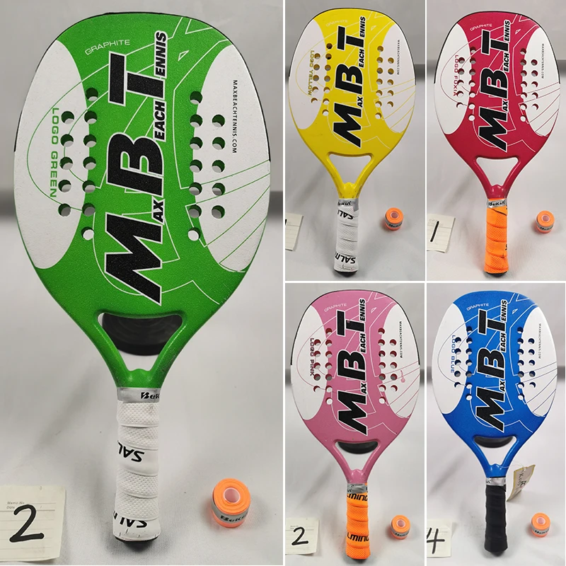 

Профессиональная полностью карбоновая пляжная ракетка для тенниса MBT, мягкая ракетка для тенниса из ЭВА без сумки для взрослых