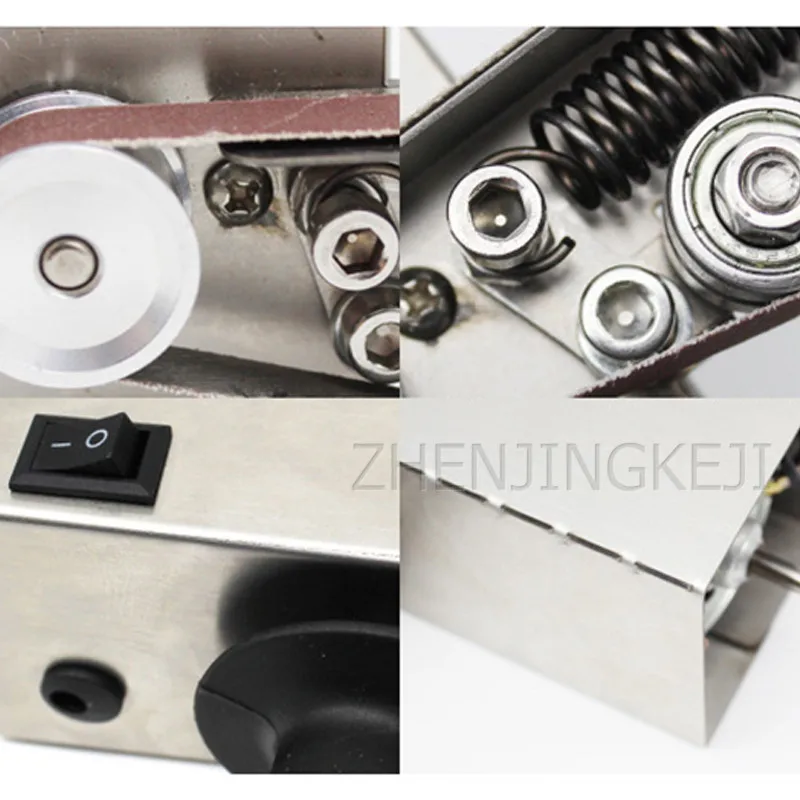 Ручная шлифовальная ленточная машина лента из нержавеющей стали машинка