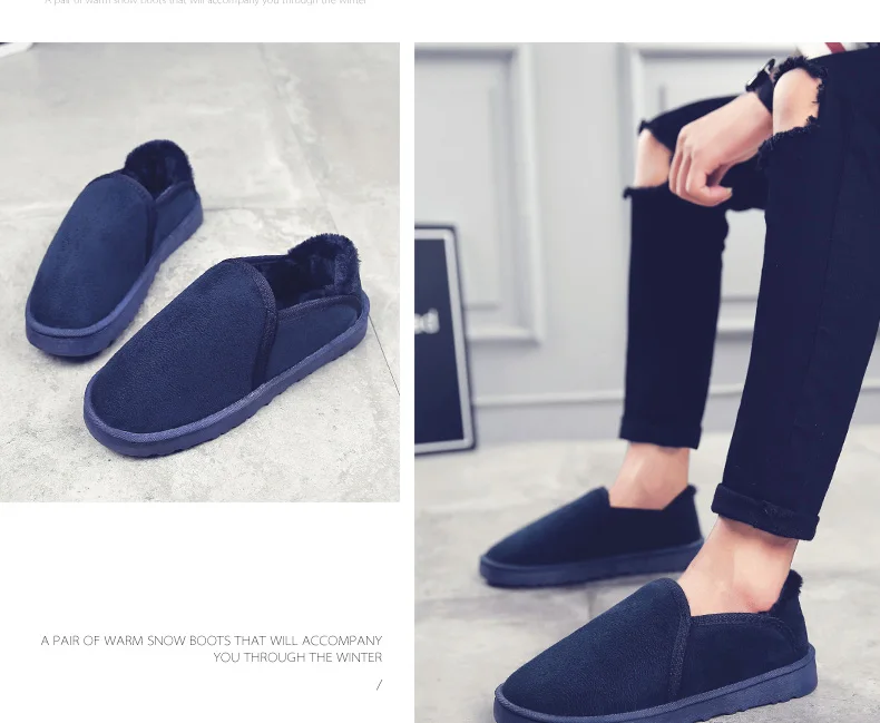 Зимняя обувь для мужчин; Мужская обувь; chaussure homme Hiver Chaussures Scarpe Uomo Invernali Winterschuhe Herren; мех