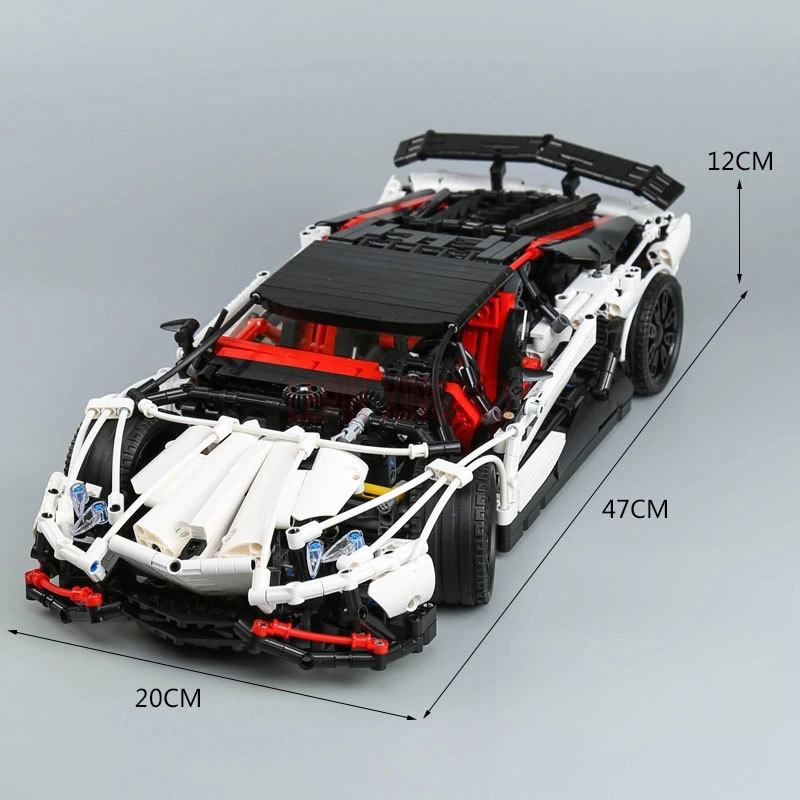 В наличии LP 23006 2838 шт Technic хэтчбек типа R Sportscar гоночный автомобиль строительный