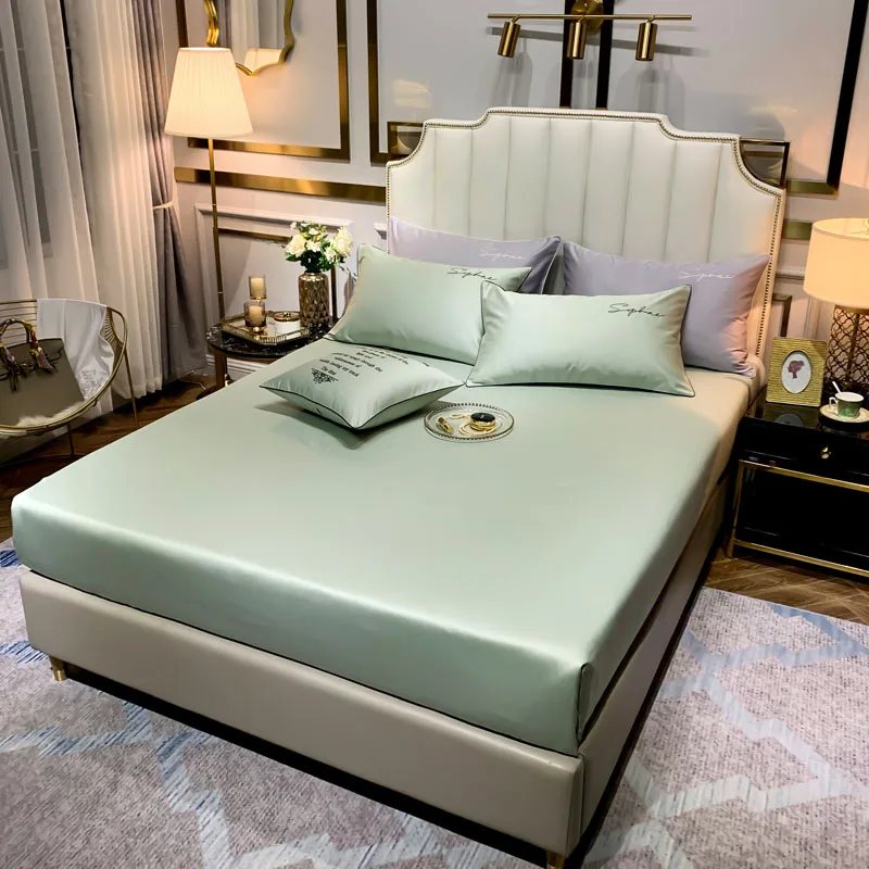 4 шт чайный цвет постельные принадлежности включает пододеяльник плоский лист