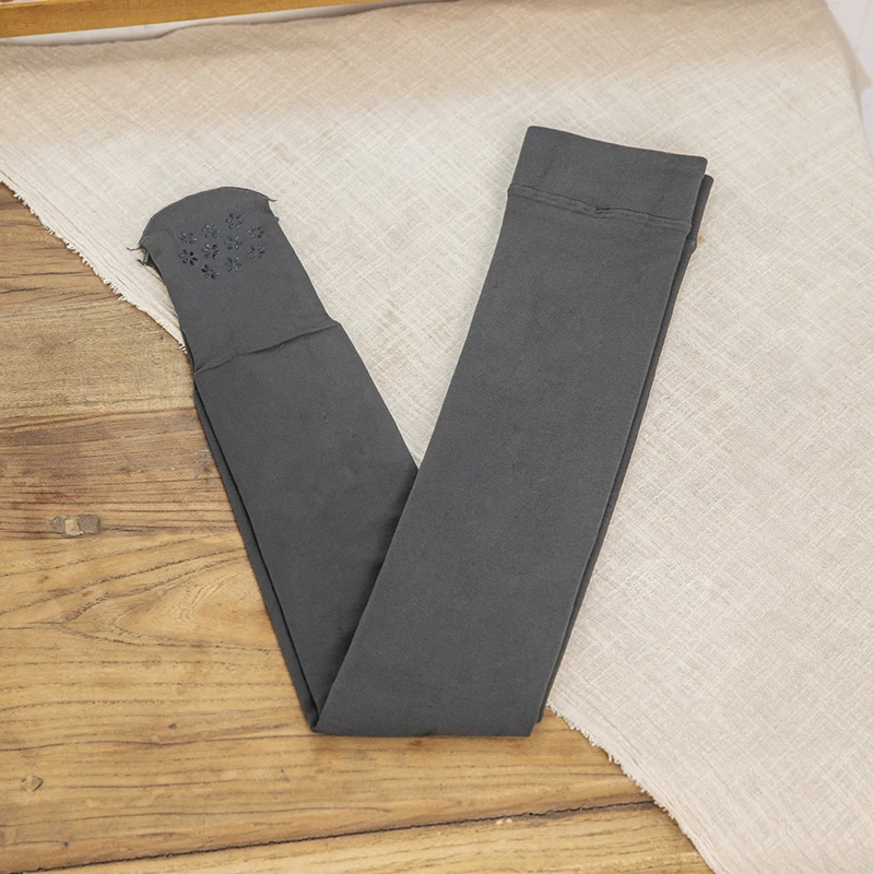 Зимние теплые чулки до бедра в стиле Харадзюку для молодых женщин сохраняют