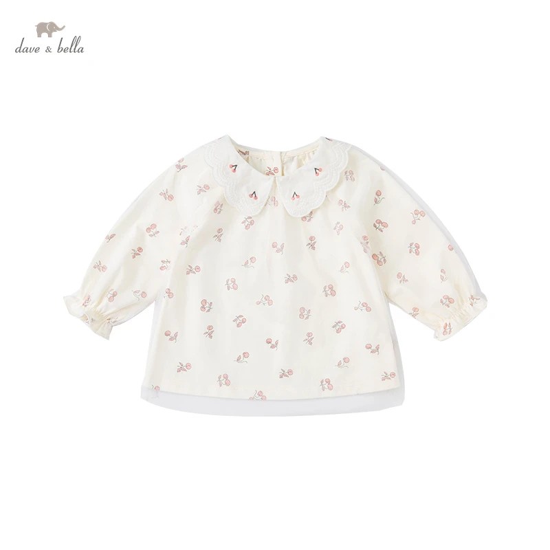 

Детская футболка с принтом Дэйва Беллы DB1220489, Весенняя футболка для маленьких девочек с милым мультяшным принтом, детские топы, модные футбо...