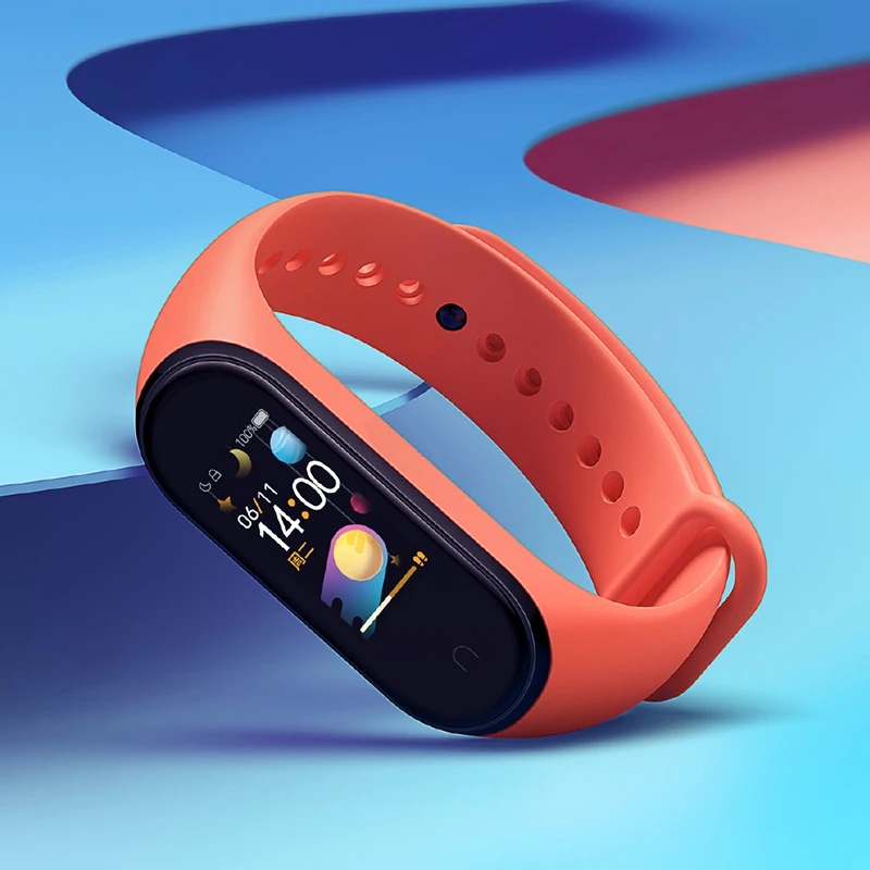 Глобальная версия, Xiaomi Mi band 4 Смарт часы, фитнес браслет, трекер сердечного ритма, цветной дисплей, мгновенное сообщение, 135 мА/ч умные часы,xiomi