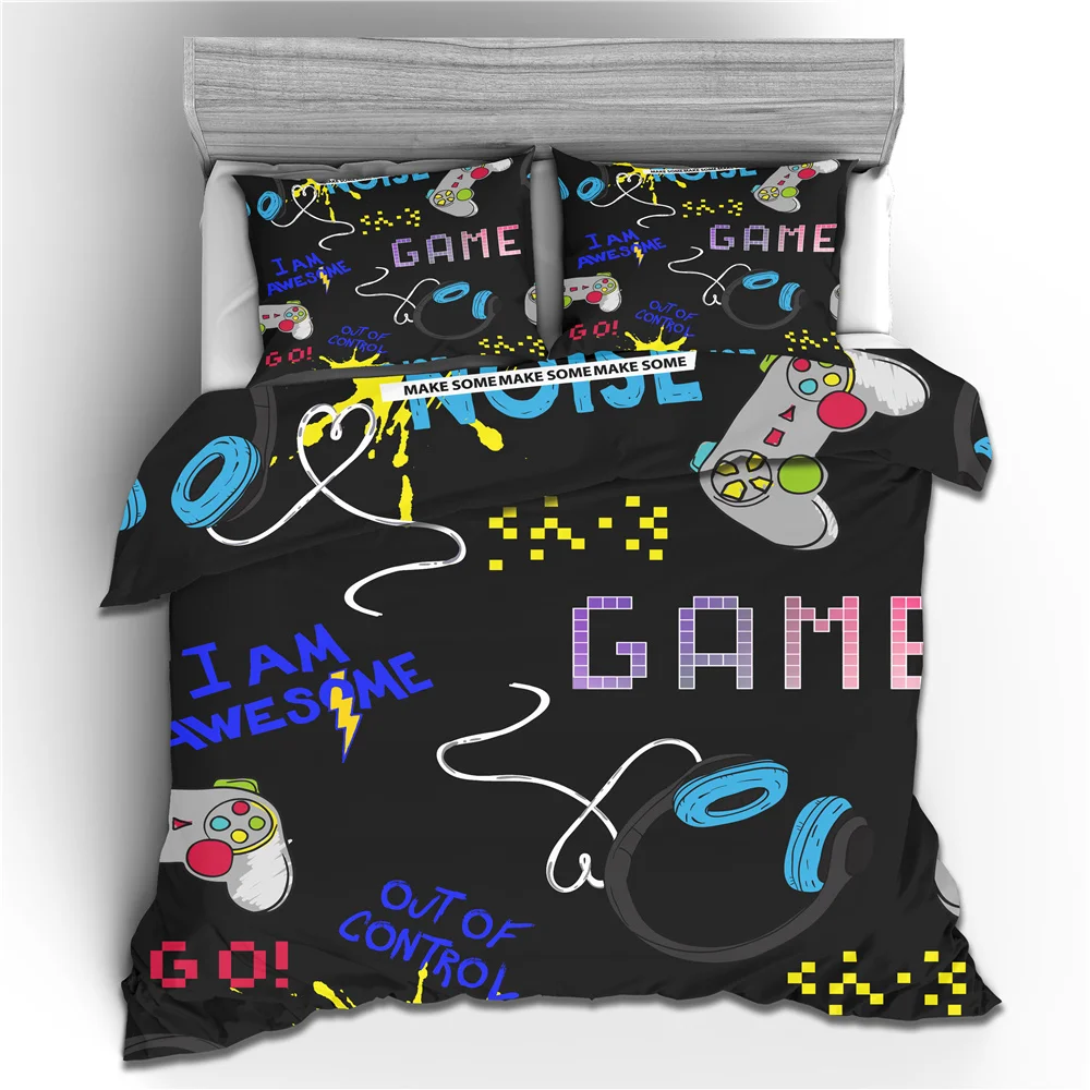 

Комплект постельного белья с 3d-играми, Королевский Комплект постельного белья с пододеяльником, комплект постельного белья, хлопковый комп...