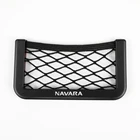 Держатель для телефона, карманный органайзер для Nissan Navara d40, d22, d23, np300, автомобильная сетка для хранения