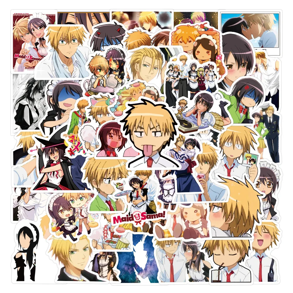 

50Pcs Kaichou Wa Maid Sama! Stickers Skateboard Guitar Anime Sticker Cartoon Waterproof Graffiti Decals Toy Child Birthday Gift
