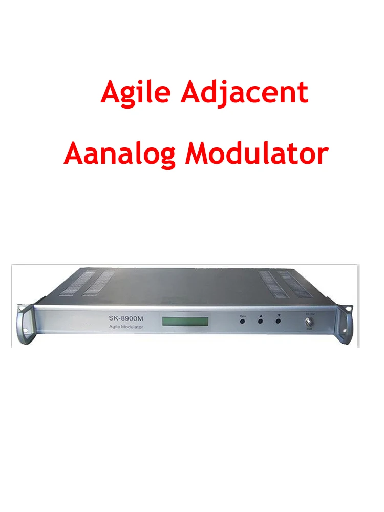 Видео из av в rf Agile смежный Канал FM модулятор управления MCU CATV с сумочкой комплекте