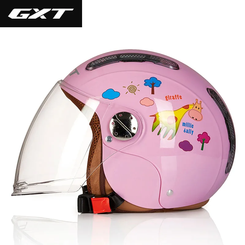 A мальчики и девочки GXT электромобиль скутер мотоциклетный шлем 3/4 защитный