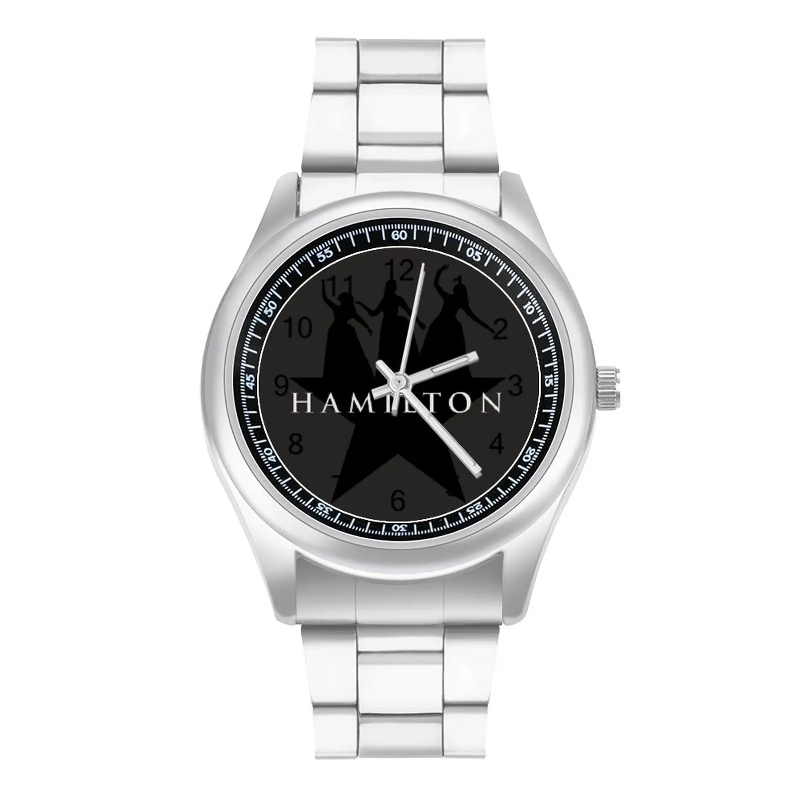 

Музыкальные кварцевые часы Гамильтона, модные крутые наручные часы, стальные женские спортивные Дизайнерские наручные часы