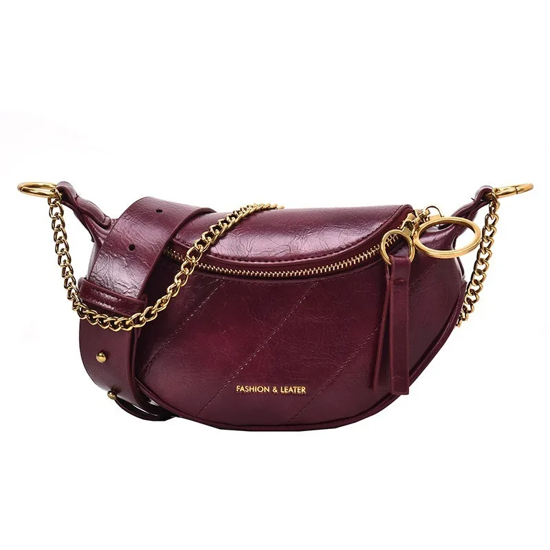 

Women's Waist Bag Belt Bag Fashion PU Leather Fanny Pack Waist Packs Luxury Brand Hip Package Chest Pack Female Crossbody Bag